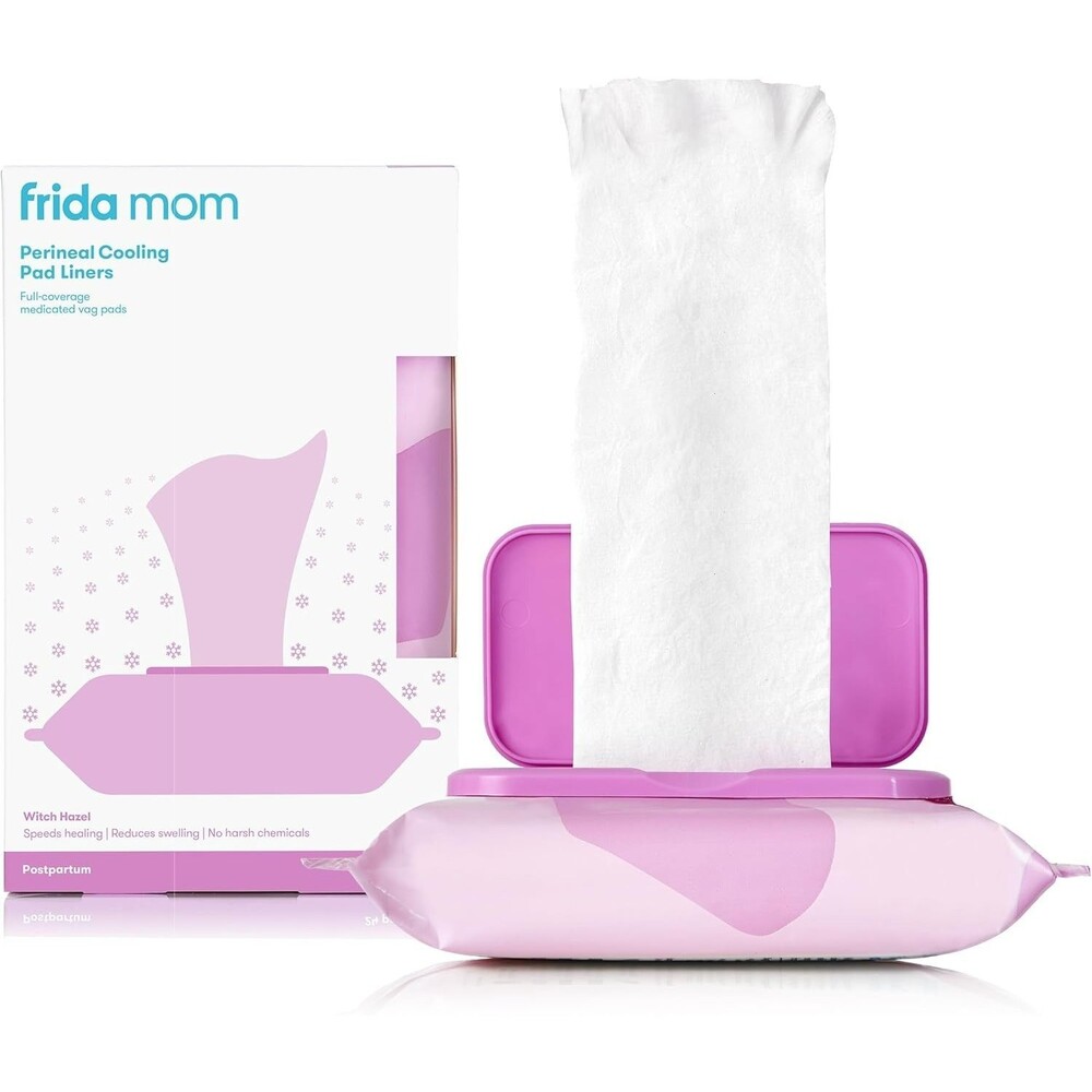 24-Count Frida Mom Perineal Witch Hazel Cooling Pad Liners Full Length White